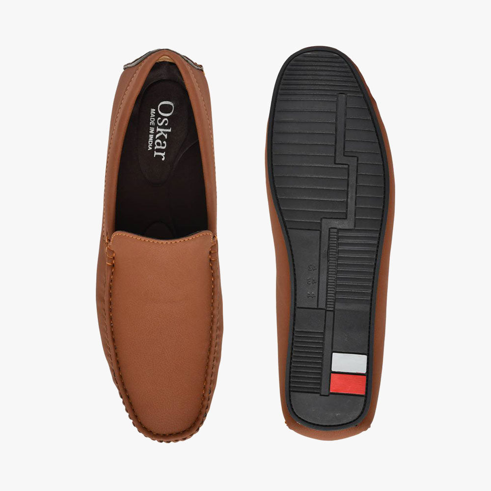 Latest Centrino Brown Loafer Shoe for Mens Allen Solly