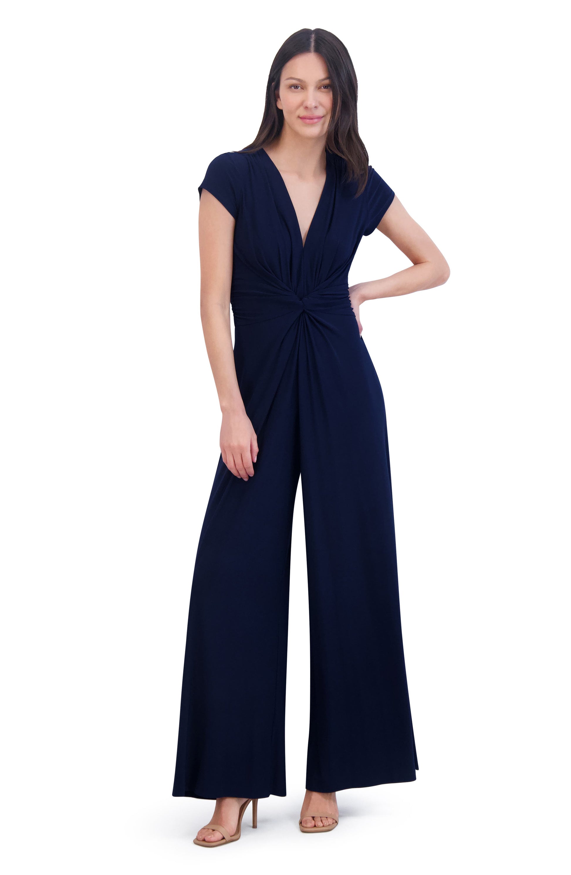 Twist Front Jersey Jumpsuit Call Me Petty