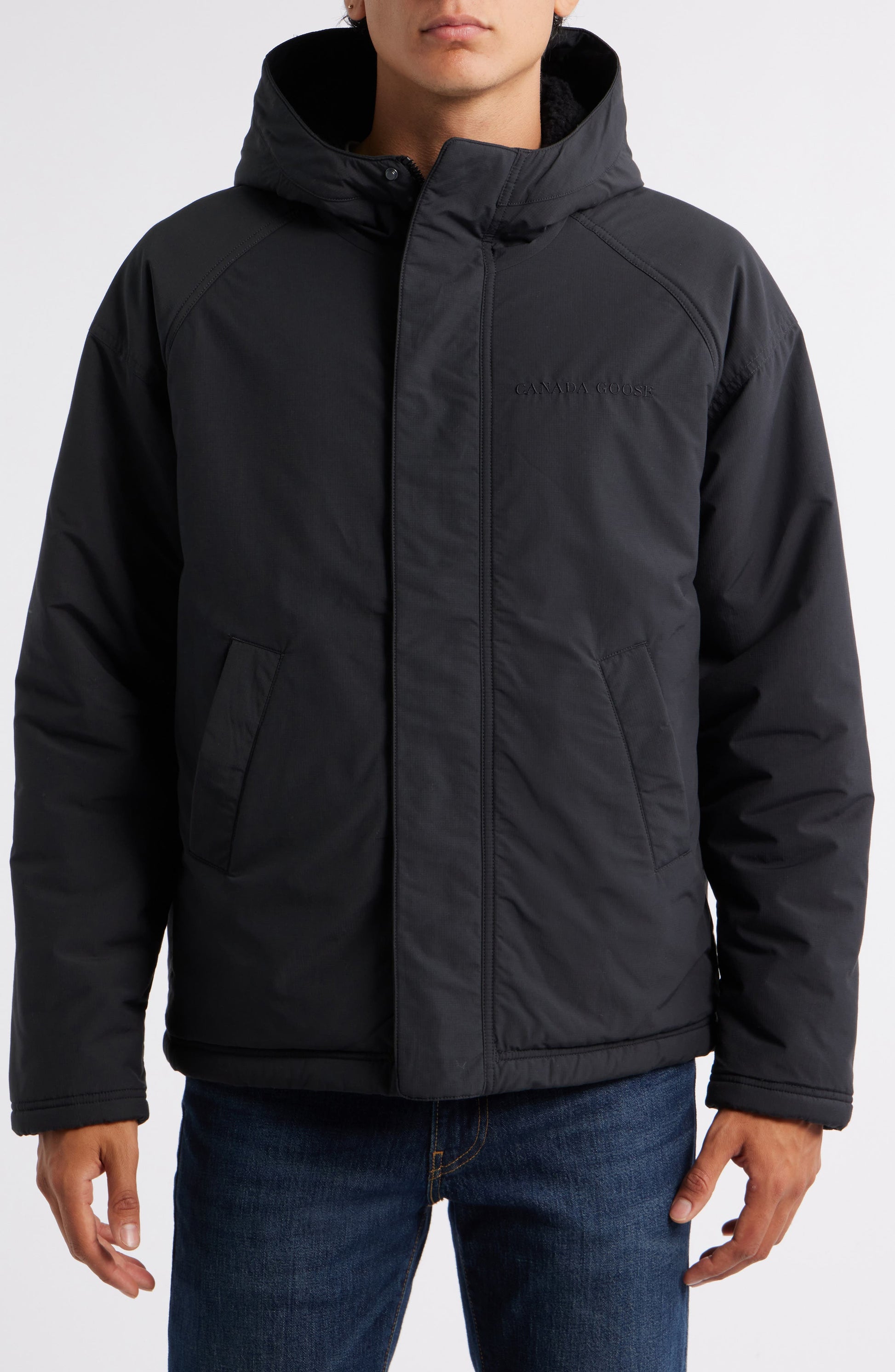 Alberini Reversible High Pile Fleece Bomber Jacket Call Me Petty
