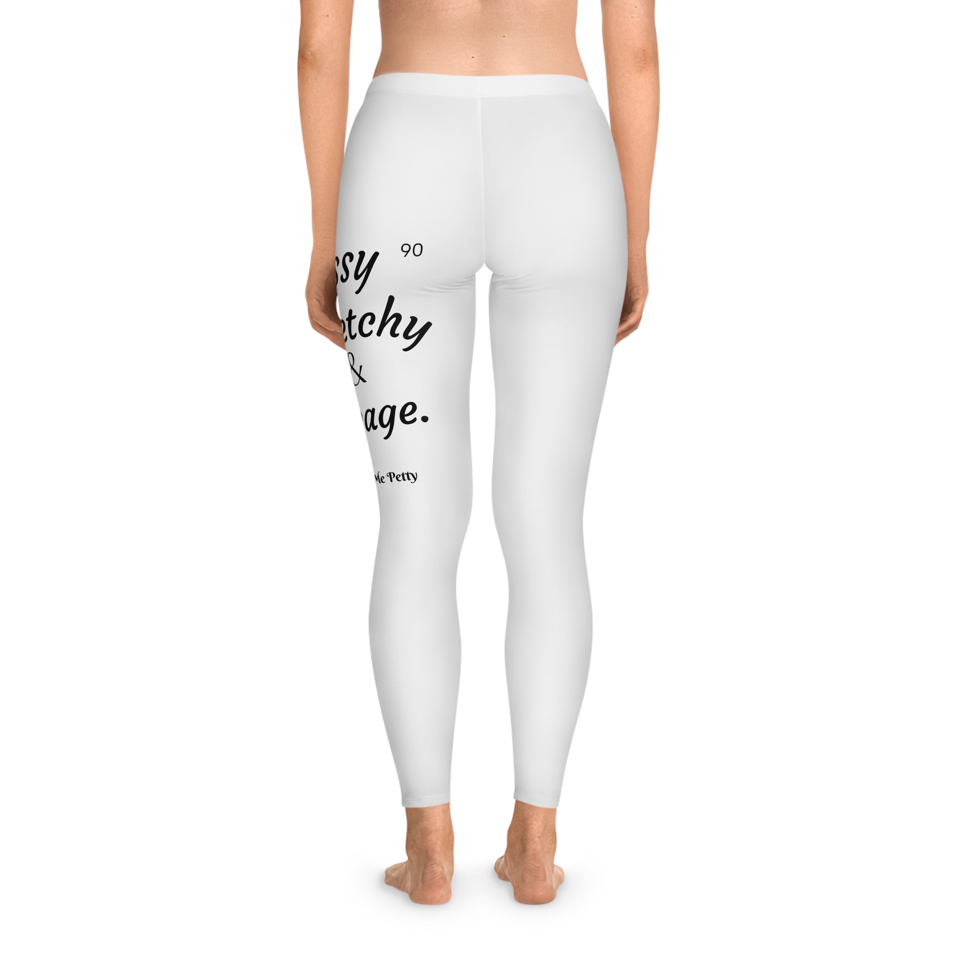 Sassy, Stretchy, and Savage Leggings Printify