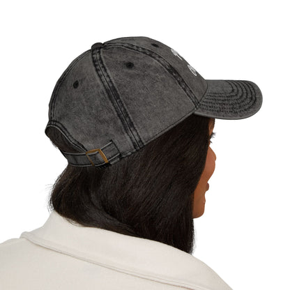 Professional Overthinker Vintage Embroidered Cap Hat Printify