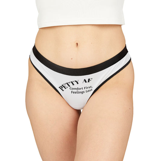 Petty AF Women's Thongs - Cheeky Underwear XL Printify