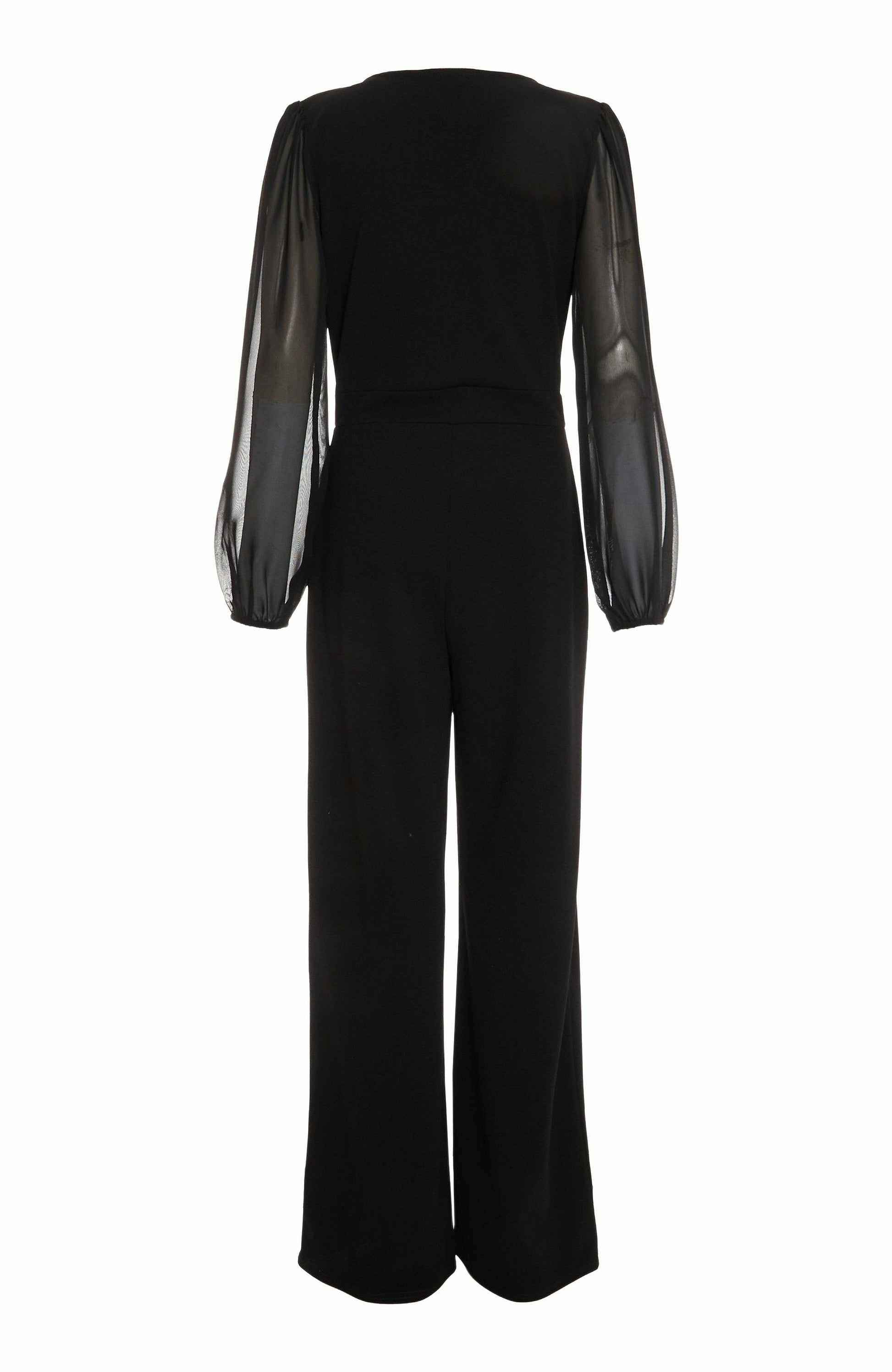 Chiffon Buckle Palazzo Jumpsuit Call Me Petty