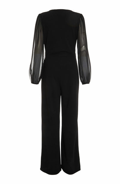Chiffon Buckle Palazzo Jumpsuit Call Me Petty