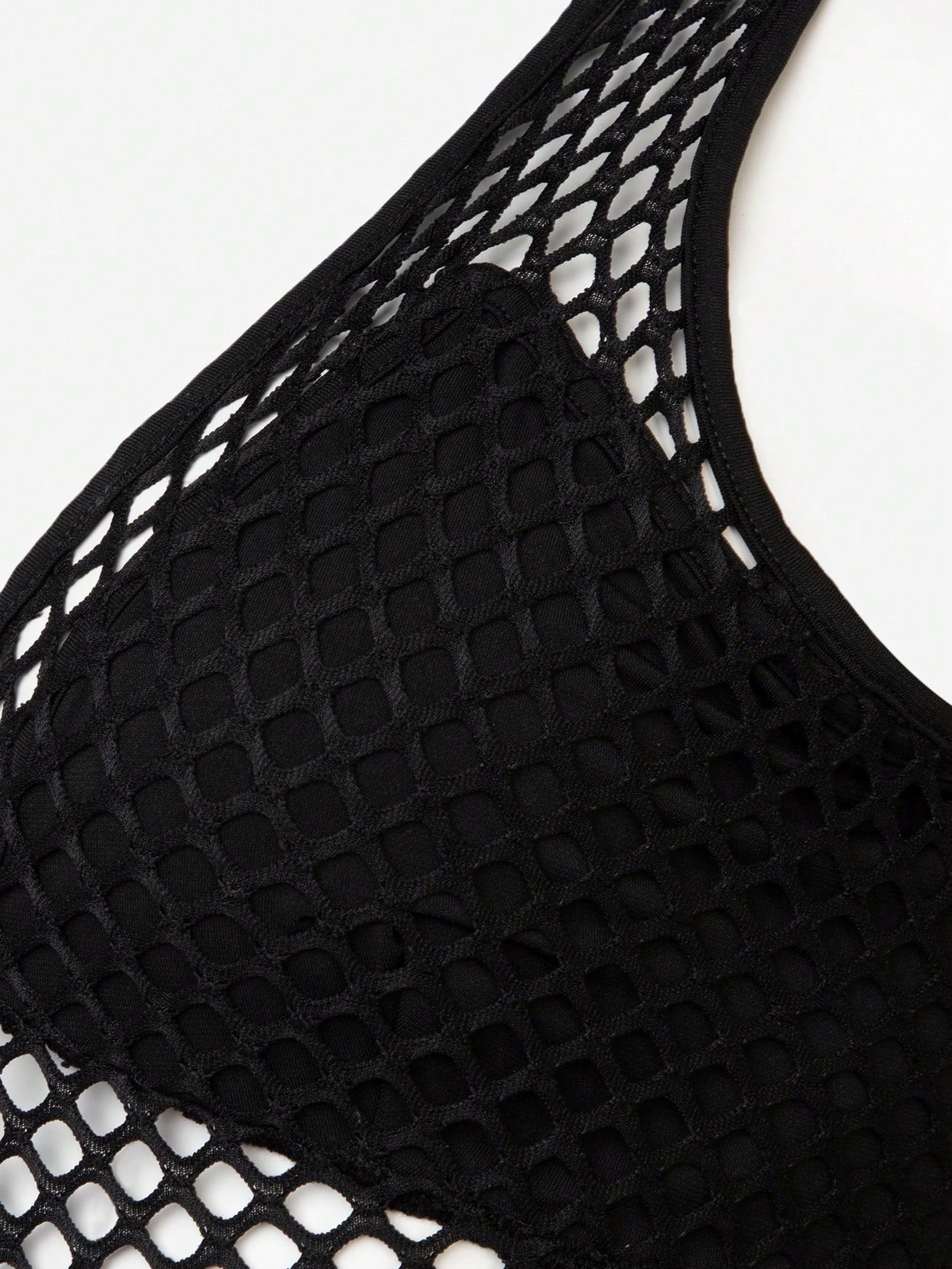 Fishnet Plunging Neck High Cut Bodysuit Call Me Petty