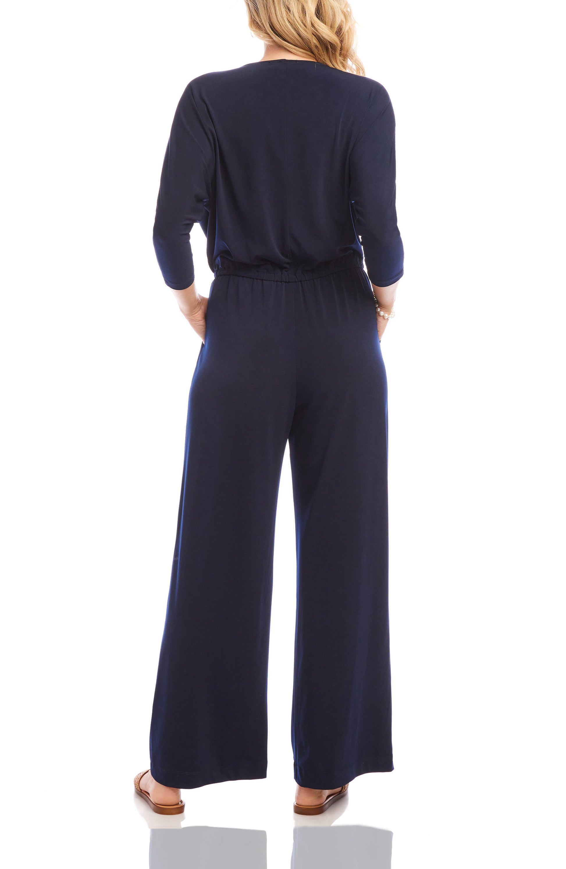 Travel Wide Leg Jersey Jumpsuit Call Me Petty