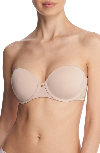 Pure Luxe Strapless Contour Underwire Bra Rose Pink Call Me Petty