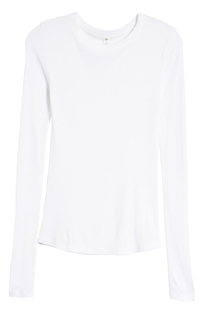 Ribbed Long Sleeve T-Shirt Call Me Petty