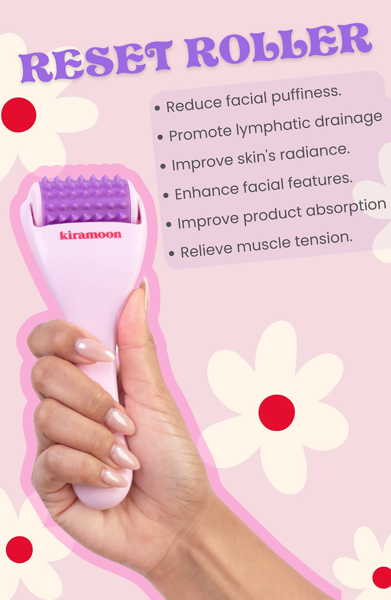 Reset Roller Massaging Facial Tool Call Me Petty