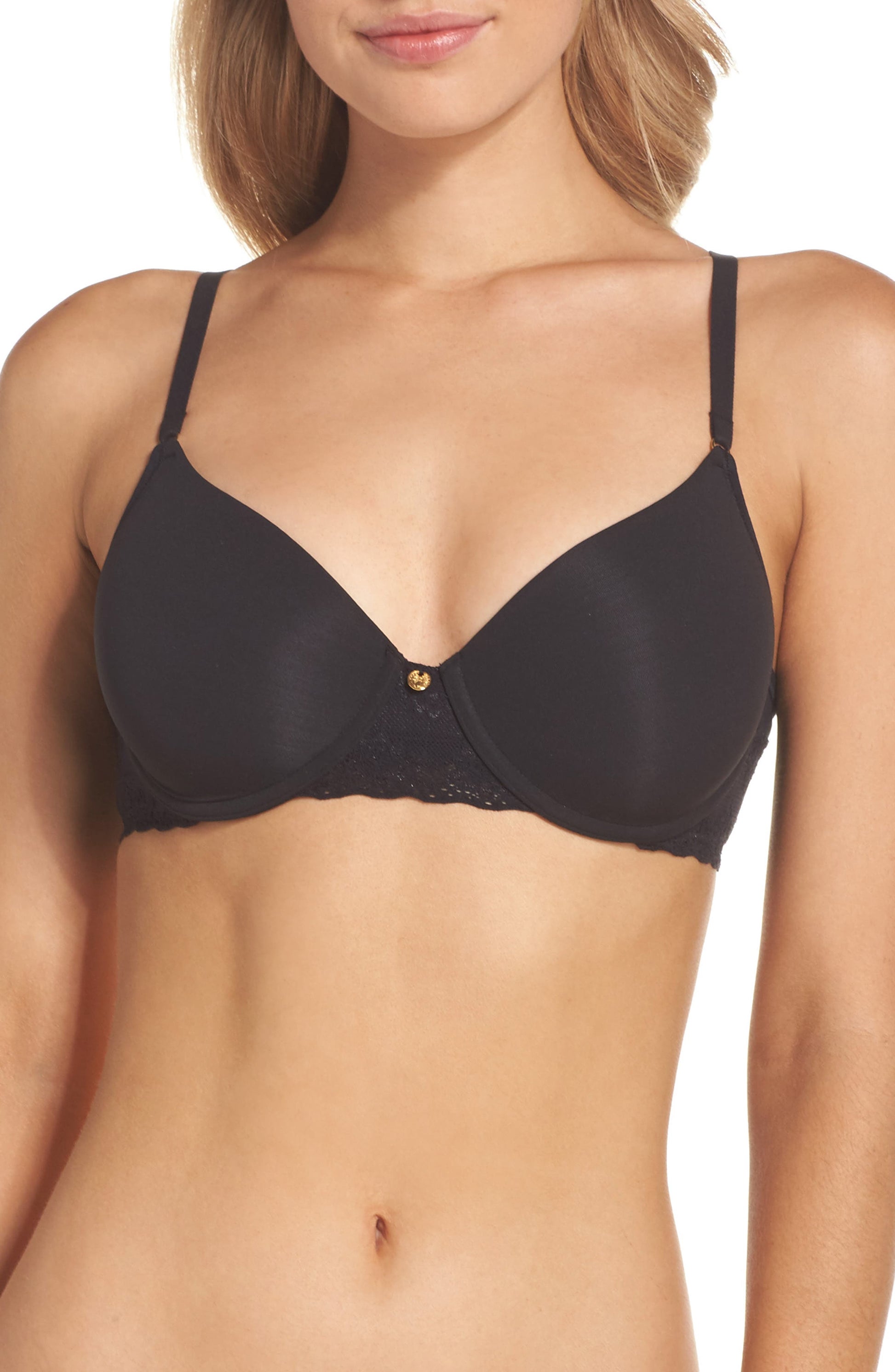 Bliss Perfection Comfort T-Shirt Bra Black Call Me Petty