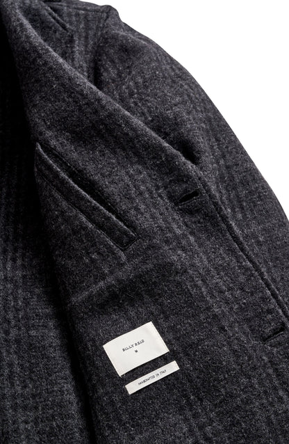 Subtle Plaid Boiled Wool Coat Call Me Petty