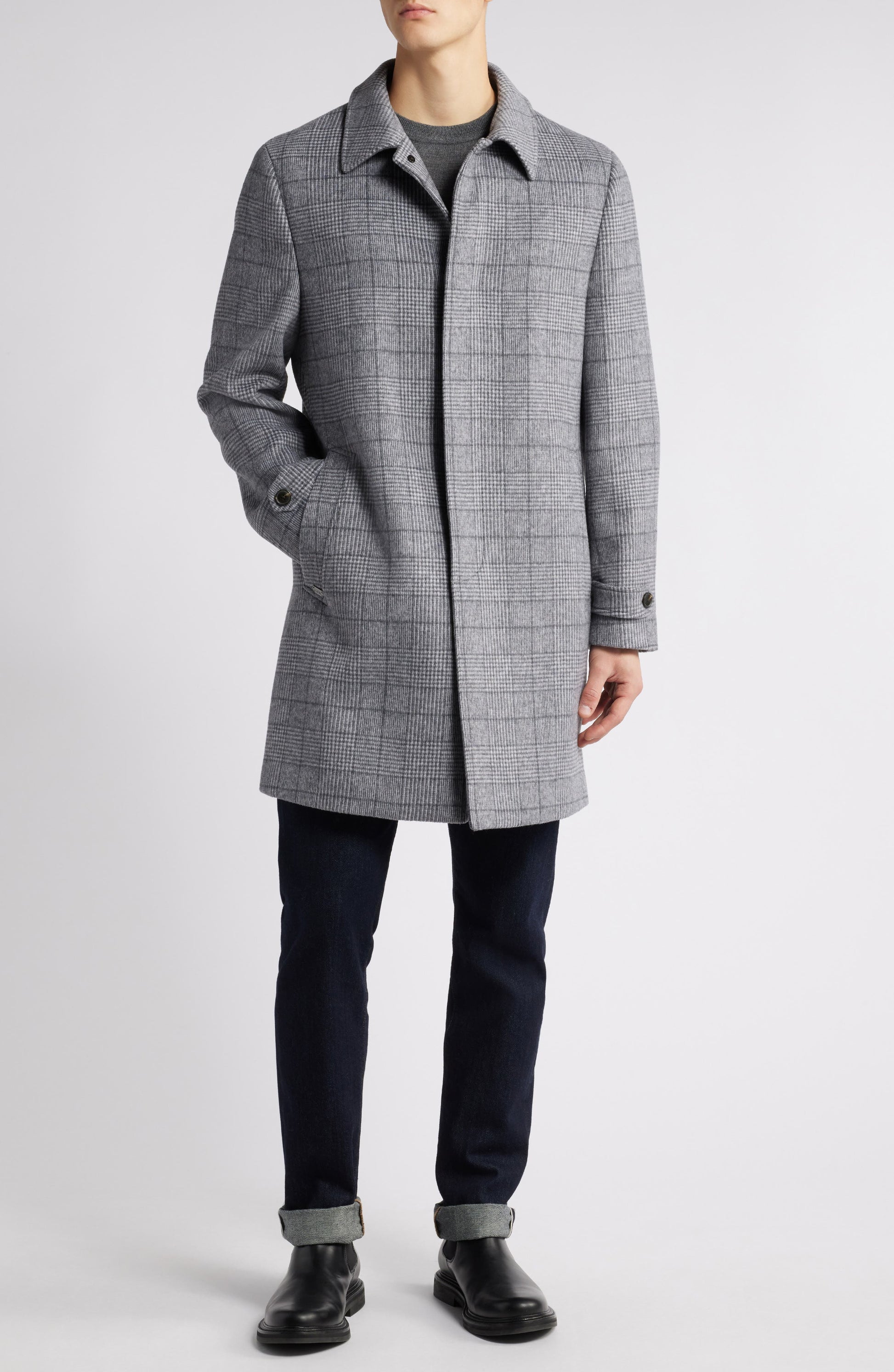 Armitage Wool Blend Topcoat Call Me Petty