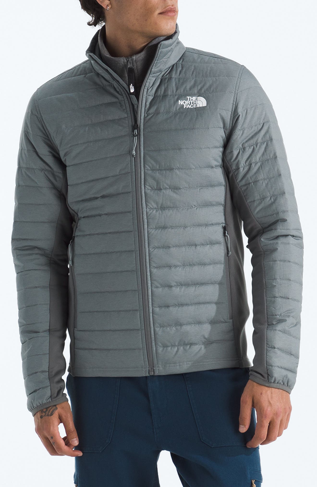Canyonlands Water Repellent Hybrid Jacket Tnf Medium Grey Heather Call Me Petty