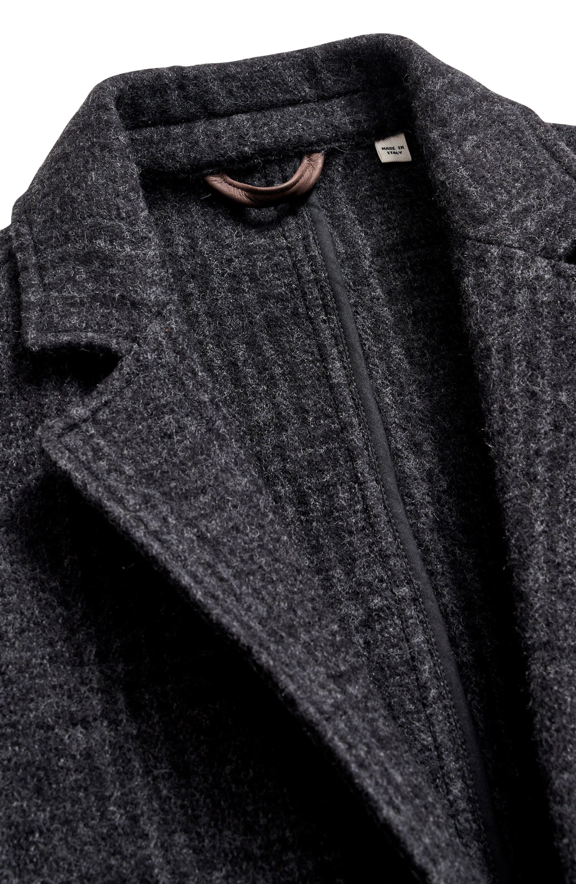 Subtle Plaid Boiled Wool Coat Call Me Petty