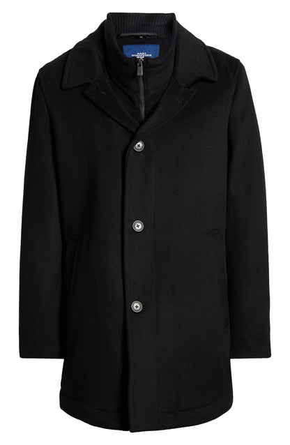 MacBeth Wool Blend Coat with Bib Call Me Petty