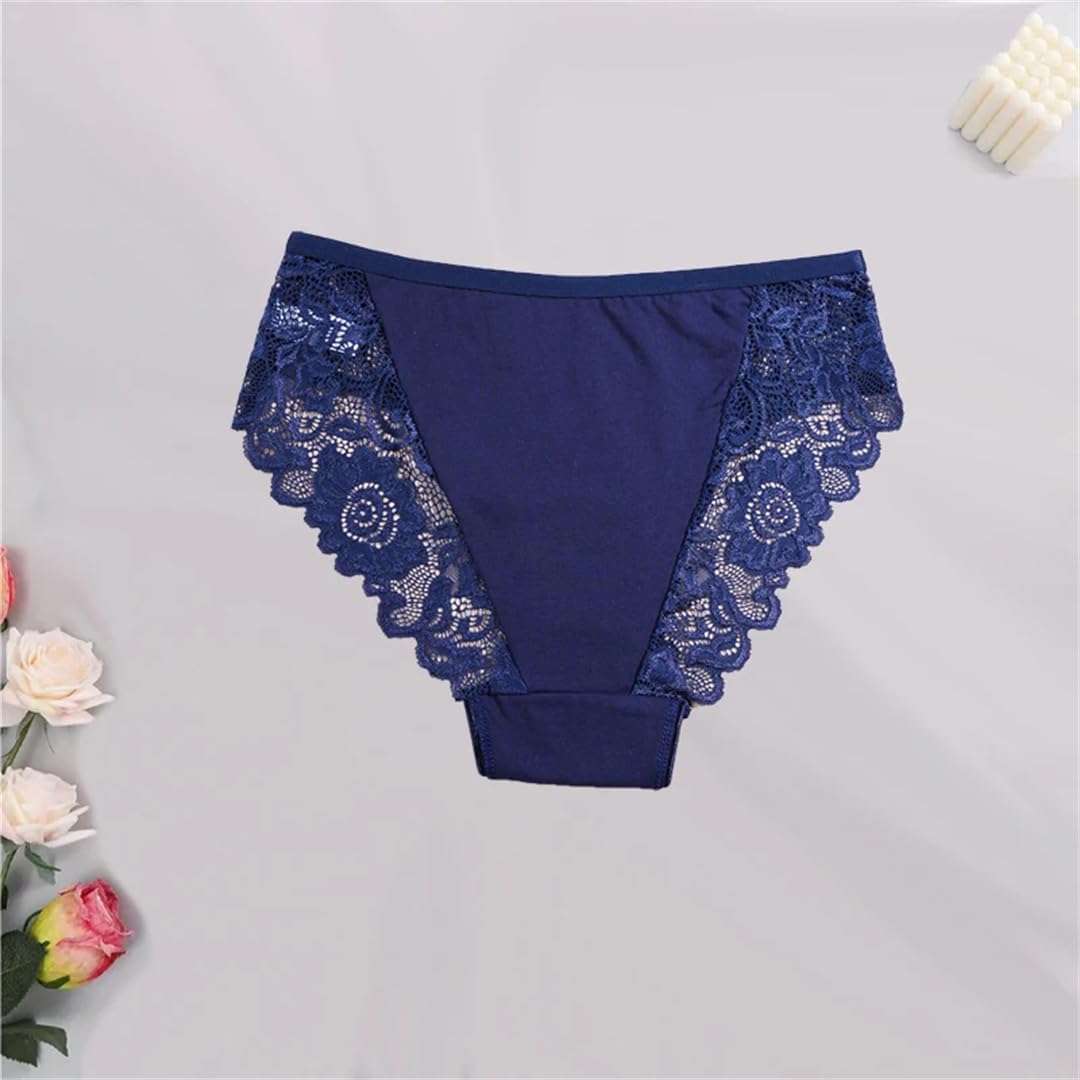 3Pcs/Set Sexy Embroidery Lace Cotton Panties Call Me Petty