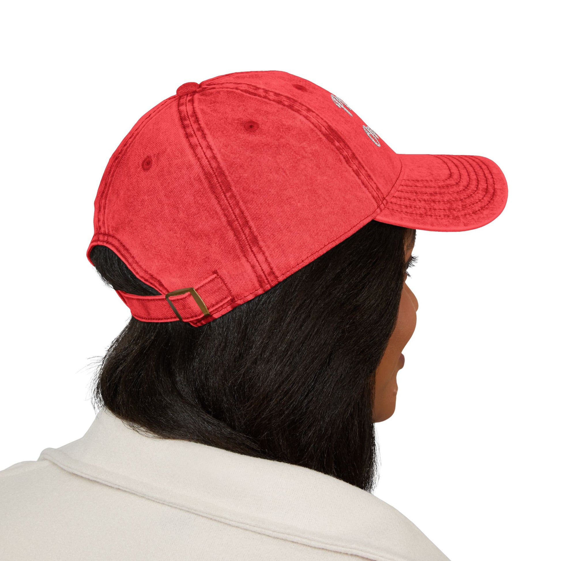 Professional Overthinker Vintage Embroidered Cap Hat Printify
