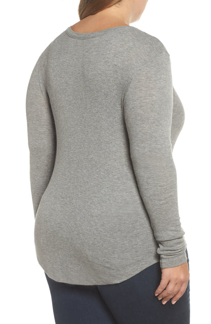 Ribbed Long Sleeve T-Shirt Call Me Petty