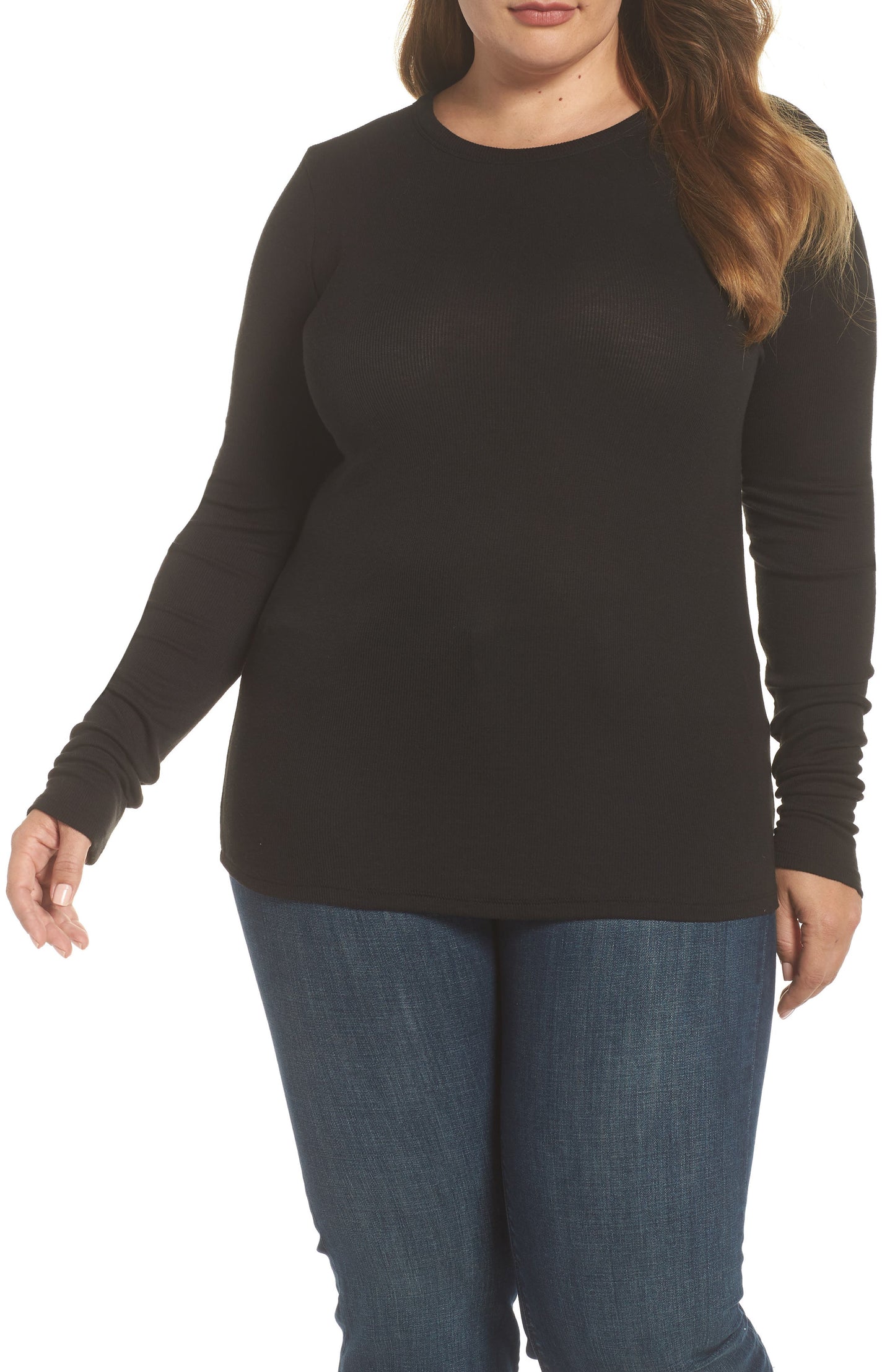 Ribbed Long Sleeve T-Shirt Call Me Petty