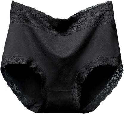 High Waist Cotton Briefs For Plus Size Women Black Call Me Petty