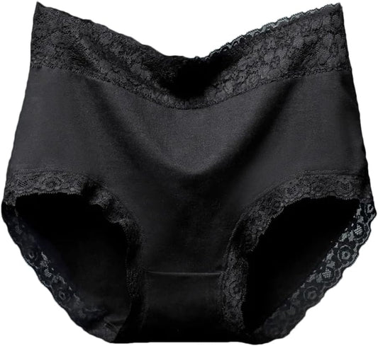 High Waist Cotton Briefs For Plus Size Women Black Call Me Petty