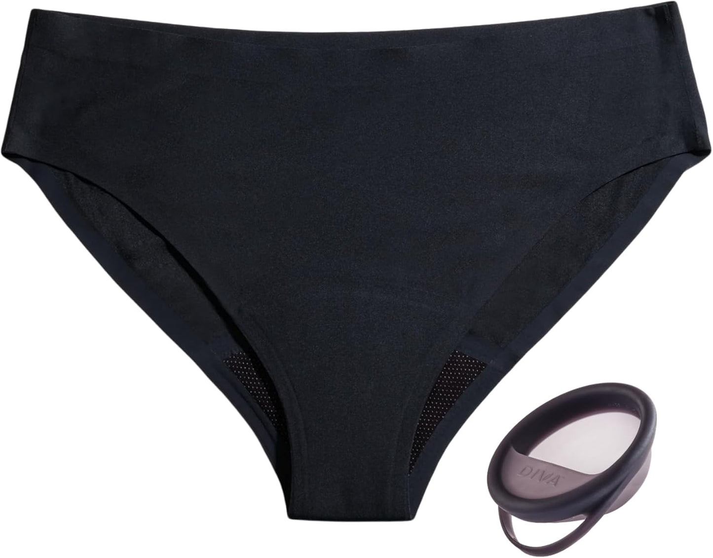 Reusable Period Underwear & DIVA Disc - Menstrual Underwear - Black Black Call Me Petty