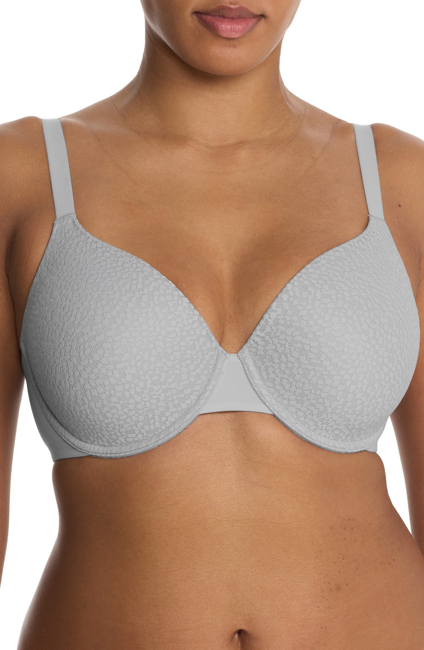 Comfort Evolution Full Fit Memory Foam Convertible Bra Gray Dawn Call Me Petty