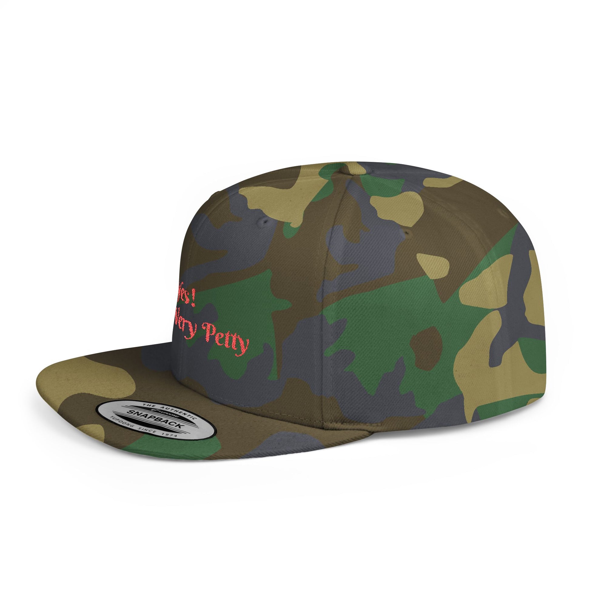 Petty Flat Bill Snapback Cap Printify