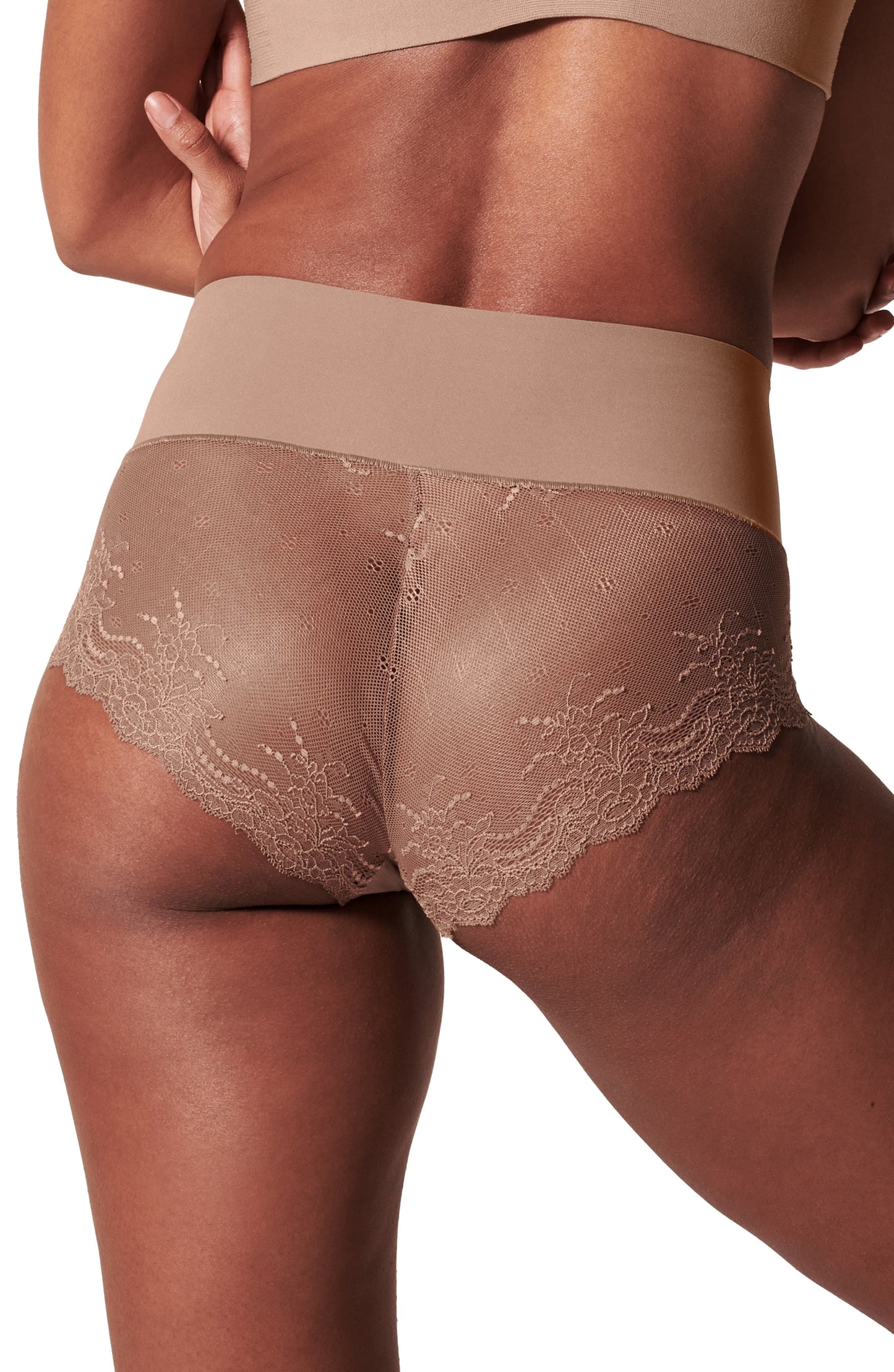 SPANX smooth Undie-tectable Lace Hi-Hipster Panties Call Me Petty