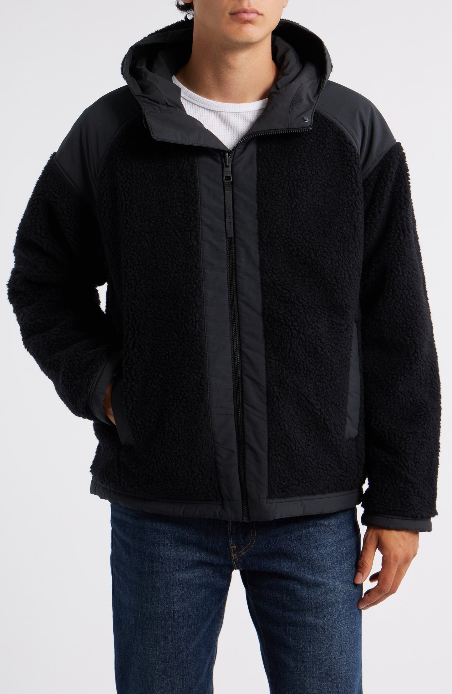 Alberini Reversible High Pile Fleece Bomber Jacket Call Me Petty