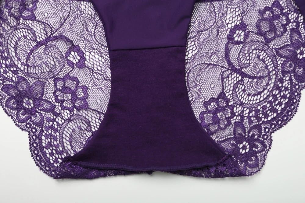 Hollow Lace Splicing Panties- Breathable Cotton Call Me Petty
