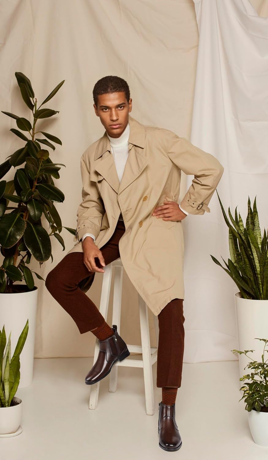 Men’s Chelsea Boots – Genuine Leather Side Zipper Call Me Petty