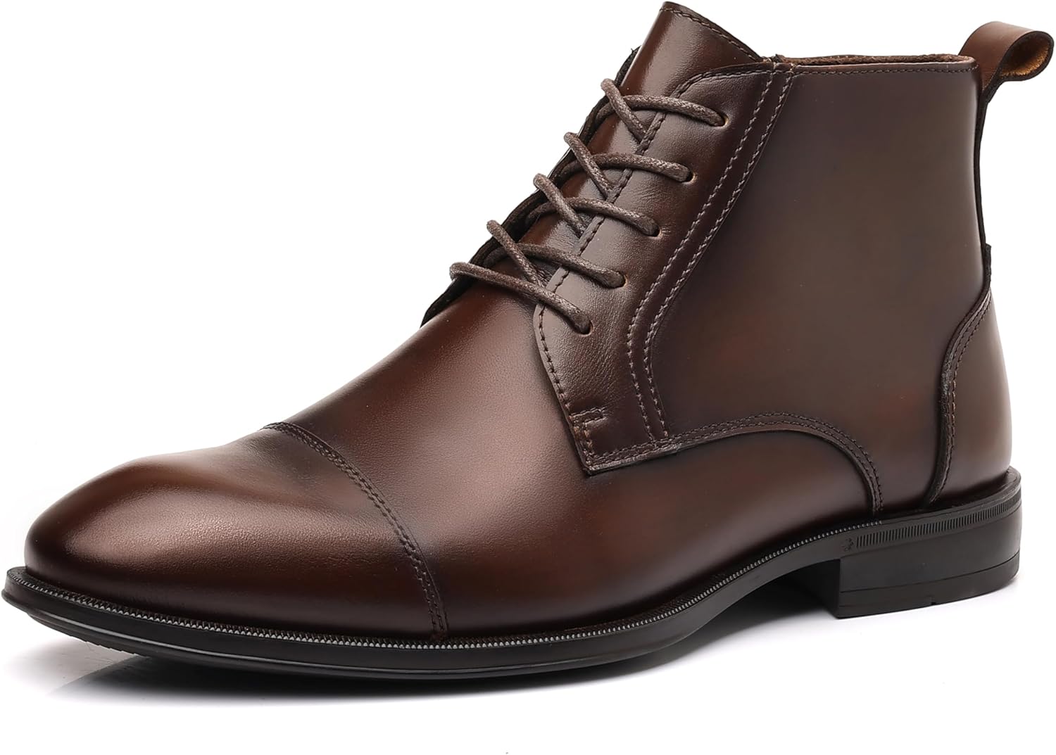 Men’s Chelsea Boots – Genuine Leather Side Zipper 2024001-coffee Brown Call Me Petty