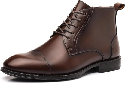 Men’s Chelsea Boots – Genuine Leather Side Zipper 2024001-coffee Brown Call Me Petty