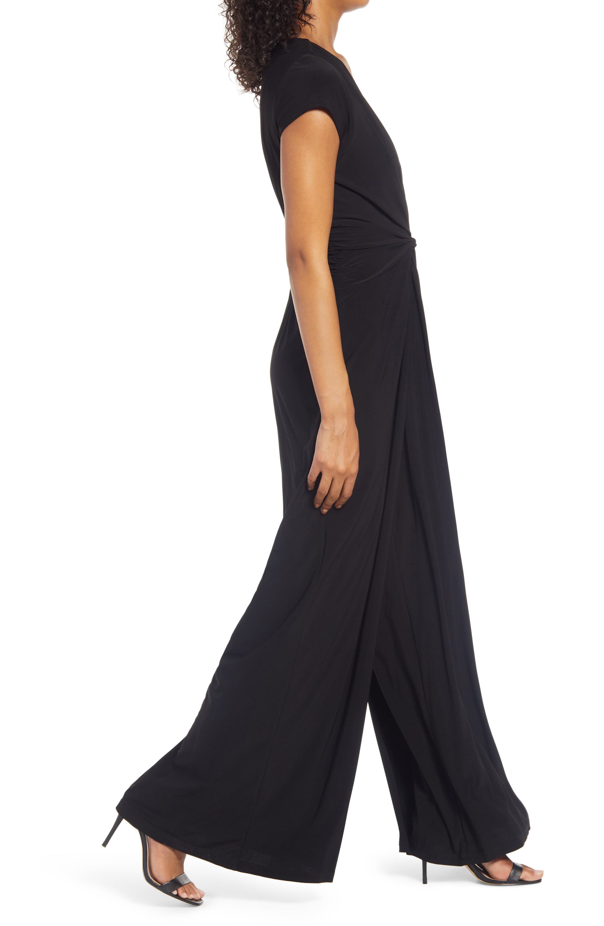 Twist Front Jersey Jumpsuit Call Me Petty