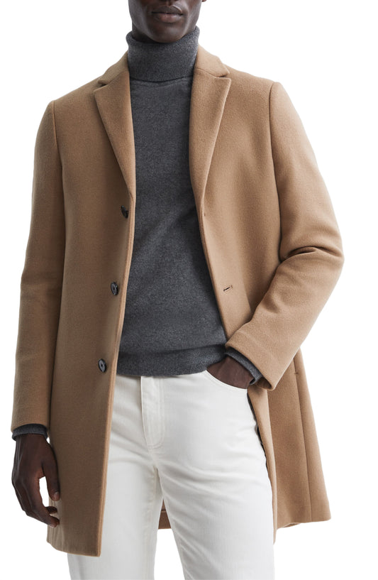 Gable Wool Blend Overcoat Camel Call Me Petty