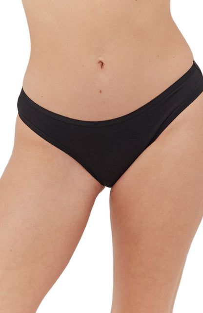 Organic Cotton Everyday Classic Fit Bikini 6-Pack Black Call Me Petty