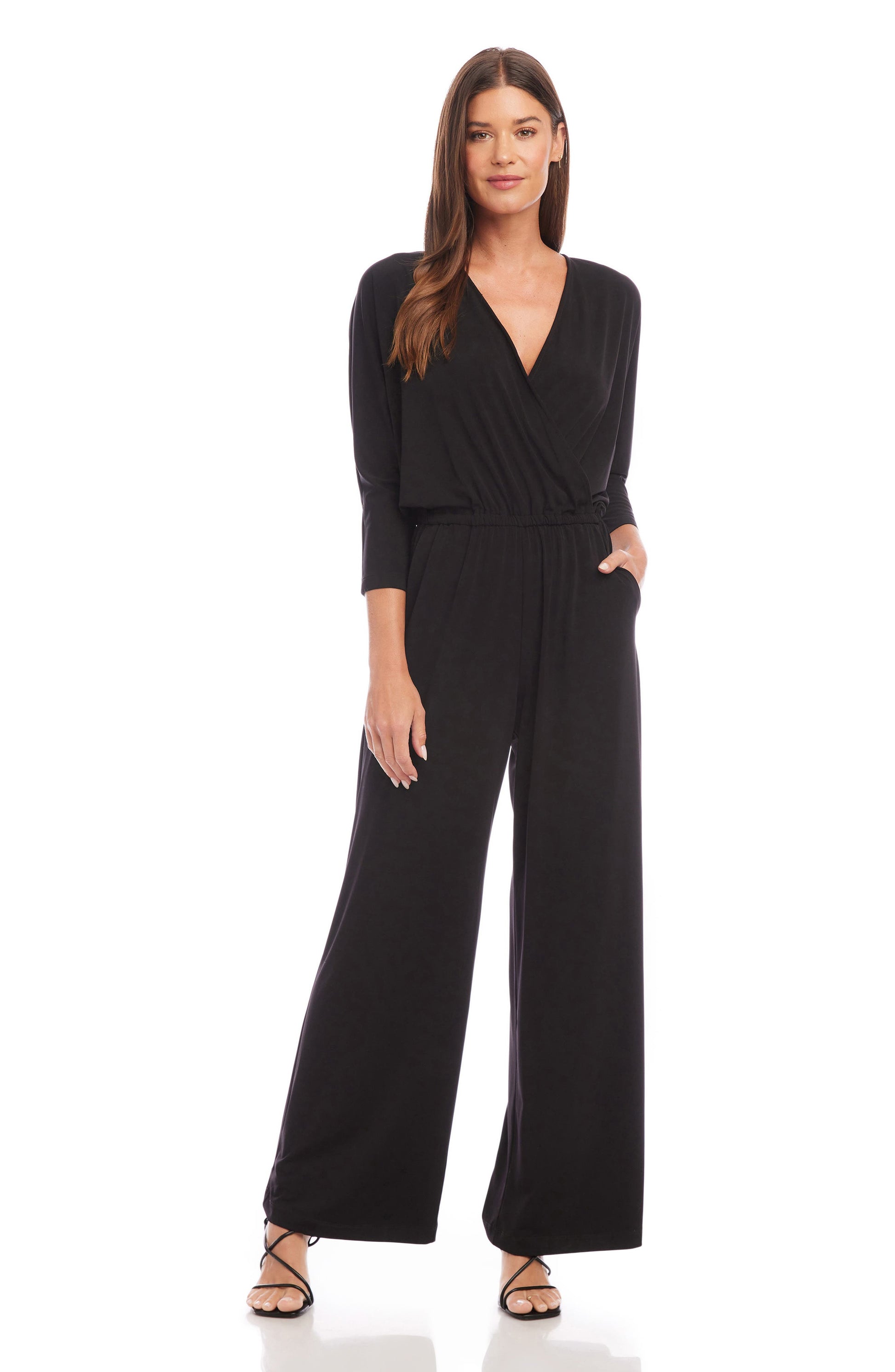 Travel Wide Leg Jersey Jumpsuit Call Me Petty