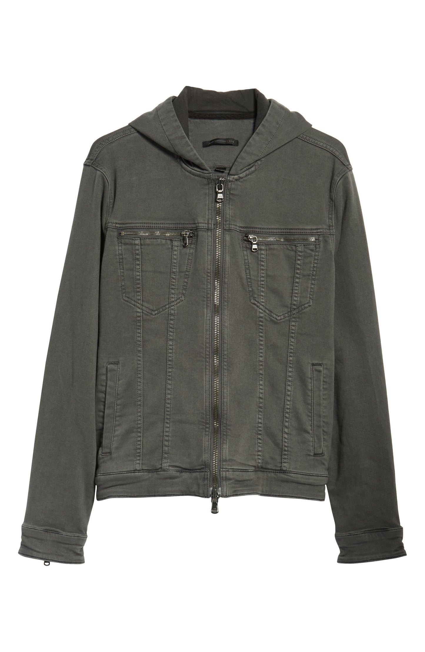 Hooded Denim Jacket Call Me Petty