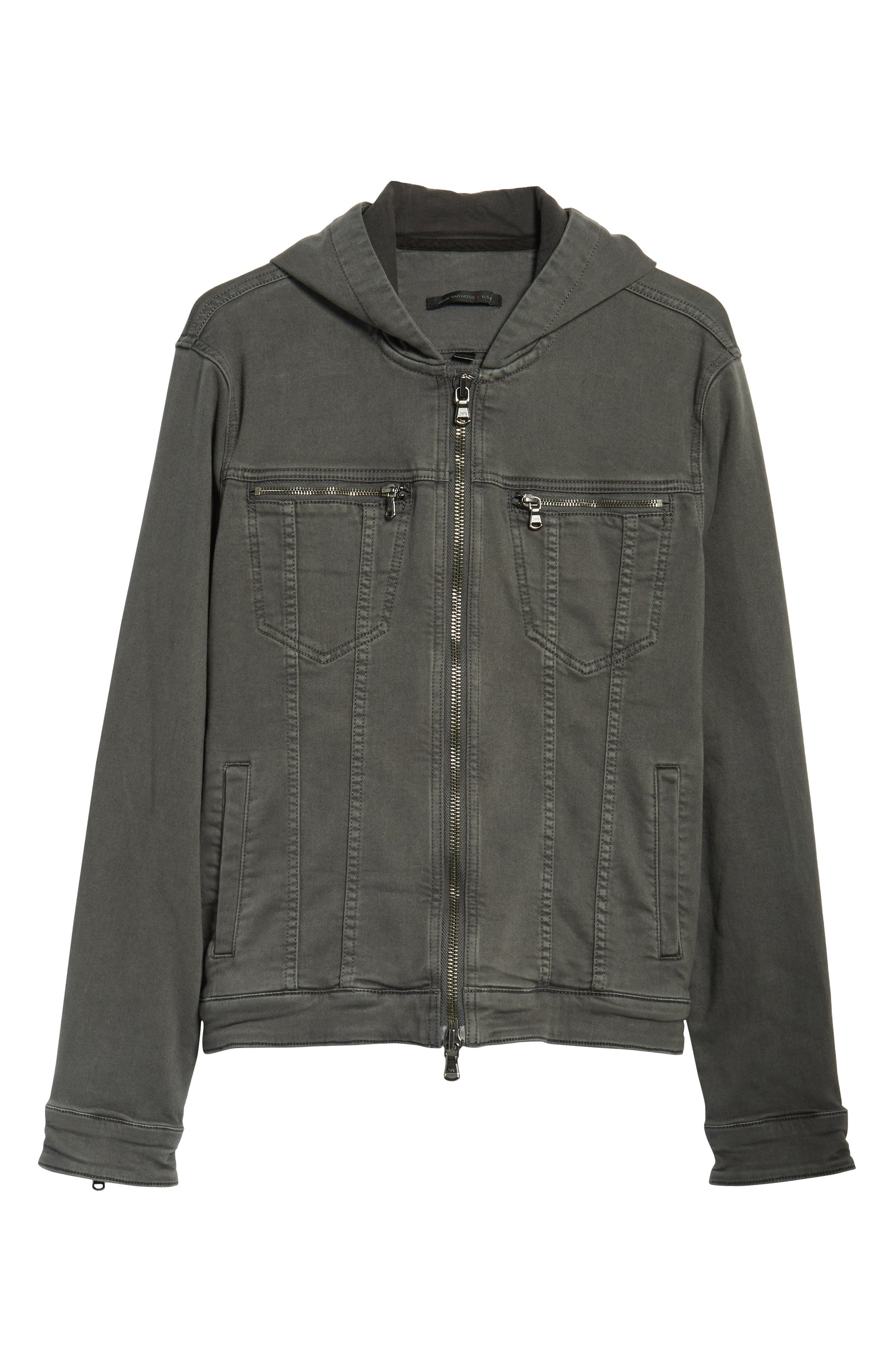 Hooded Denim Jacket Call Me Petty
