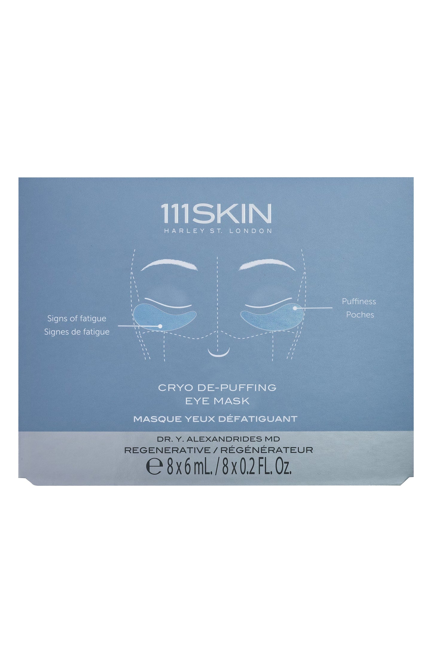 Cryo De-Puffing 8-Piece Eye Mask Box Call Me Petty