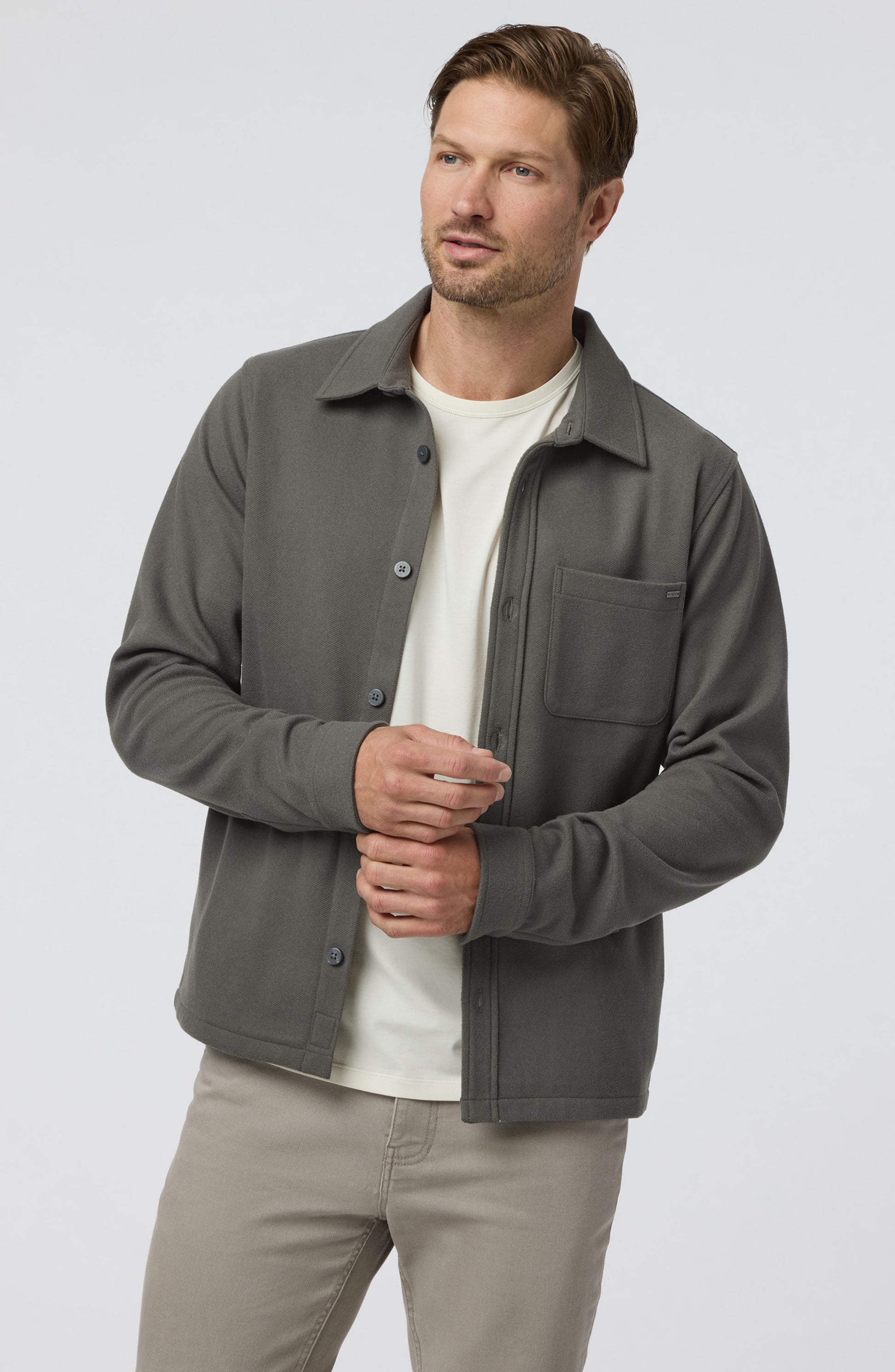 Beldon Brushed Twill Shirt Jacket Call Me Petty