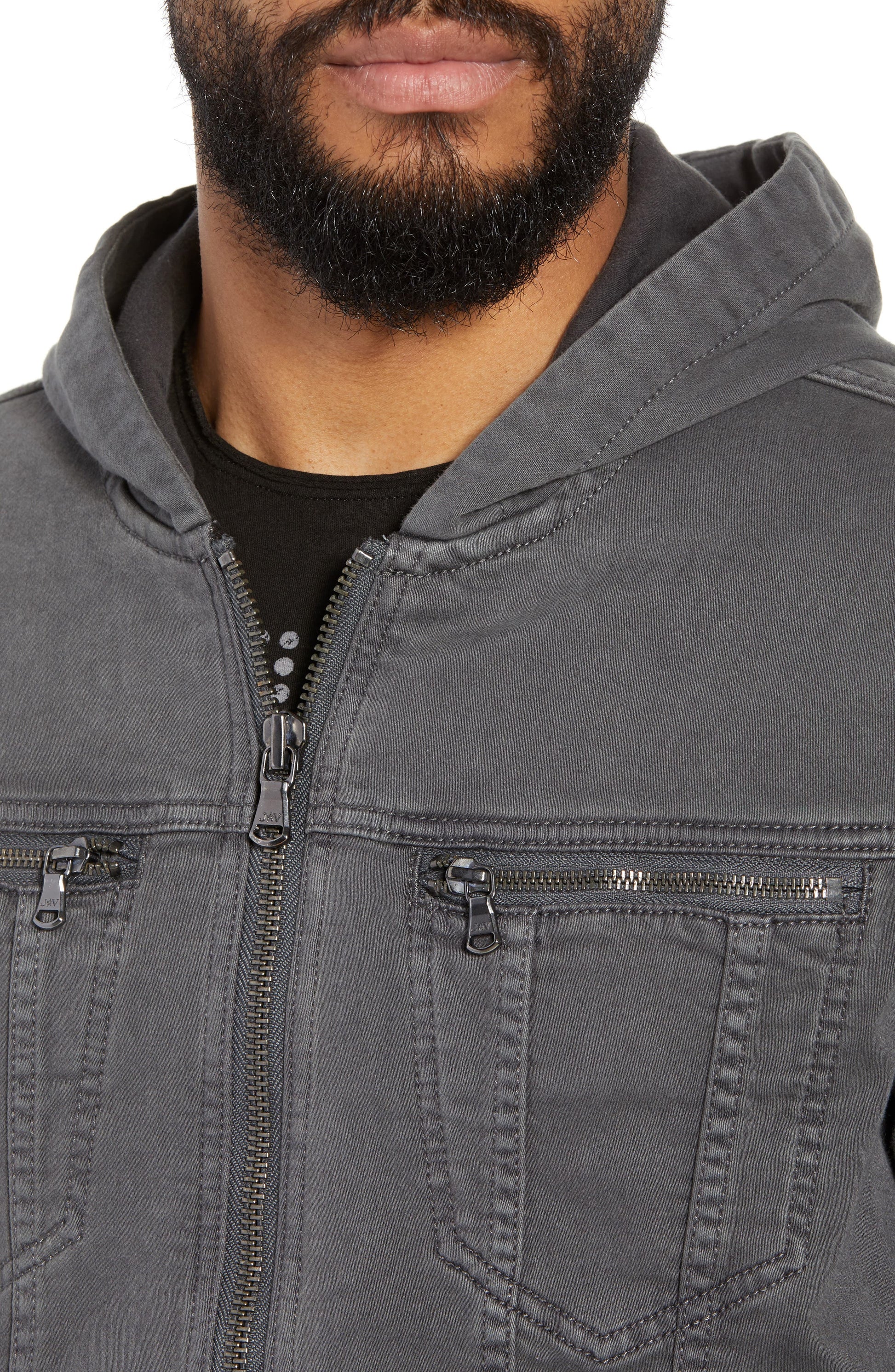 Hooded Denim Jacket Call Me Petty