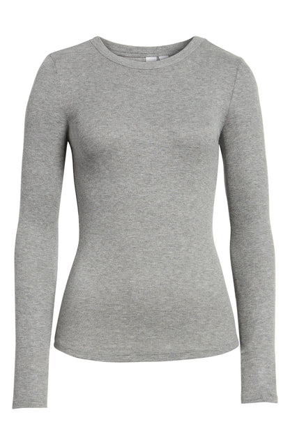 Ribbed Long Sleeve T-Shirt Call Me Petty