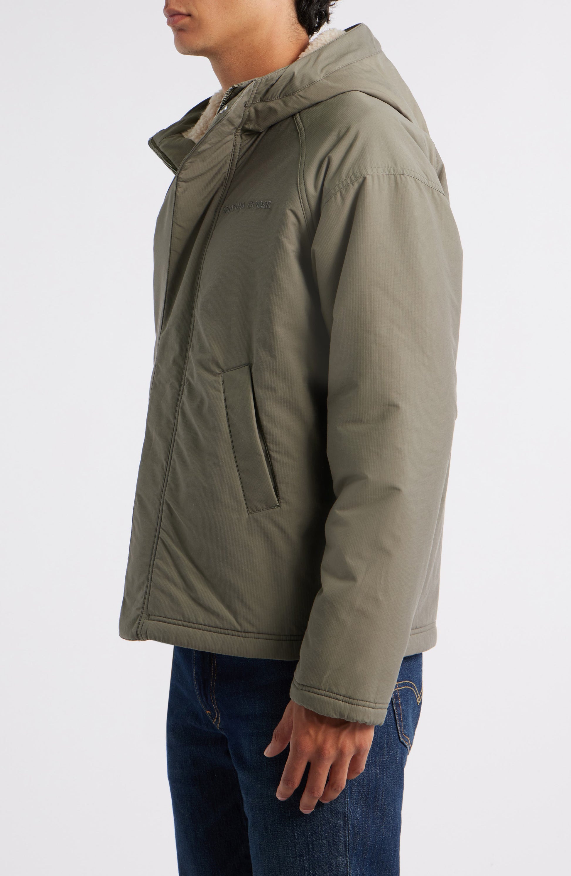 Alberini Reversible High Pile Fleece Bomber Jacket Call Me Petty