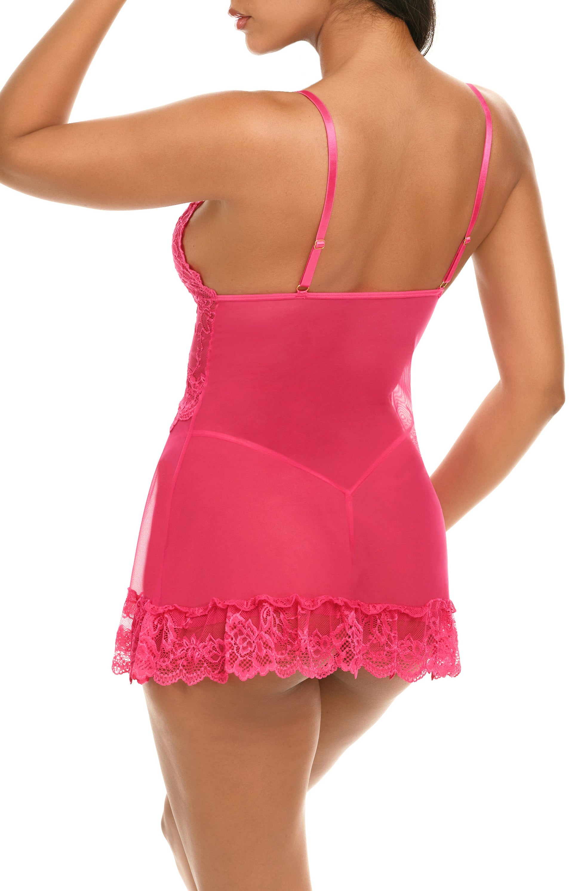 Valentine Soft Cup Babydoll Chemise & G-String Thong Call Me Petty