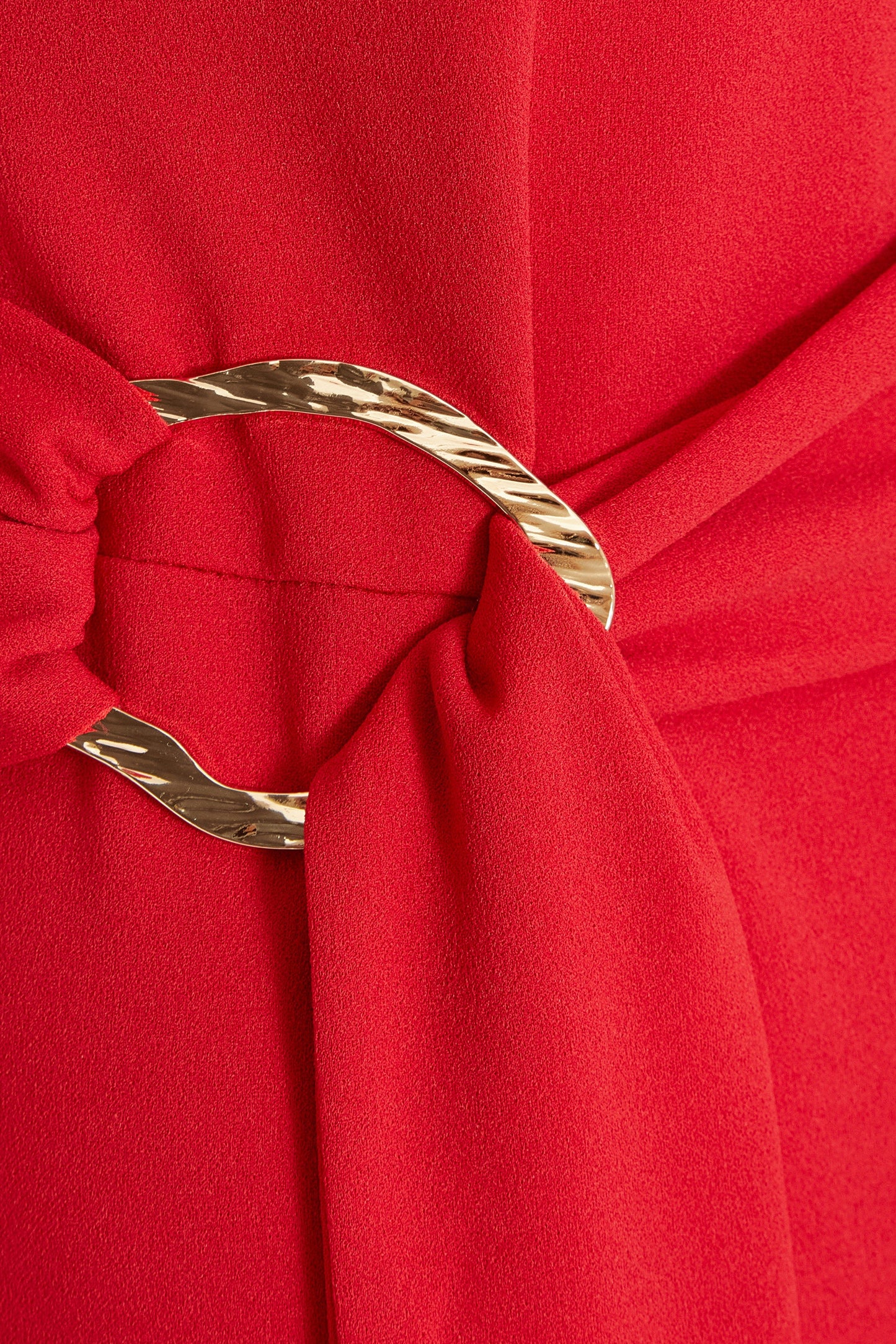 Scuba Crepe Jumpsuit with Gold Buckle Call Me Petty
