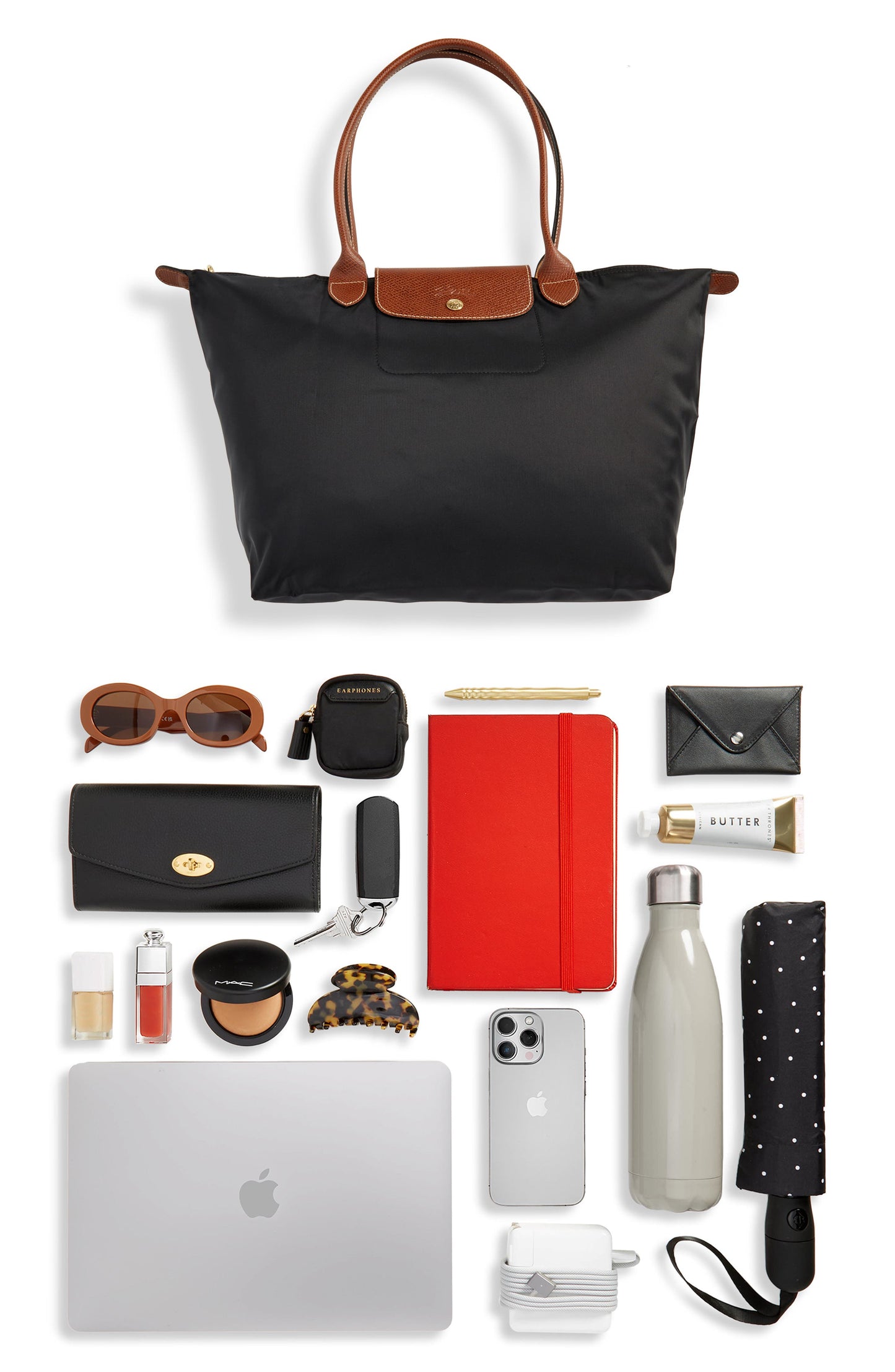 Large Le Pliage Tote Call Me Petty