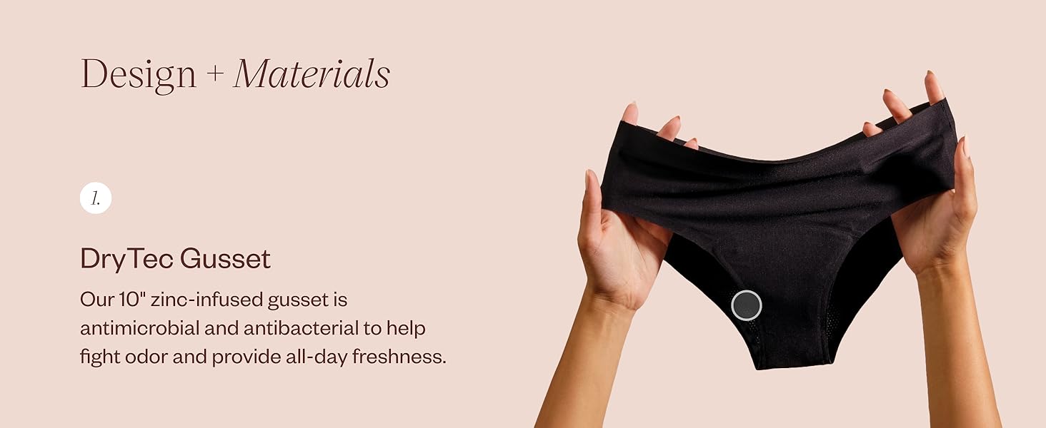 Reusable Period Underwear & DIVA Disc - Menstrual Underwear - Black Call Me Petty