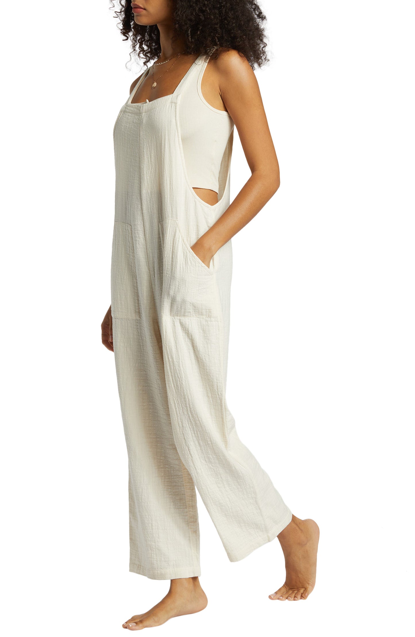 Pacific Time Cotton Gauze Jumpsuit Call Me Petty